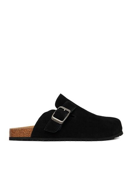 Go Soft Klapki EOHP-ALMELO-02 Czarny. Czarne klapki męskie GO SOFT, bez wzorów, ze skóry, bez zapięcia. Za 299.99 zł.