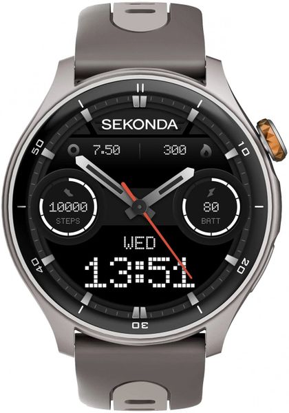 Smartwatch Sekonda 30238 Szary. Szare zegarki smartwatch Sekonda, bez wzorów. Za 702.00 zł.
