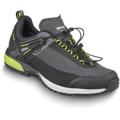 Buty trekkingowe męskie MEINDL Speed Trail GTX, z membraną Gore-Tex. Szare trekkingi męskie MEINDL, z gore-texu, bez zapięcia. W wyprzedaży za 521.95 zł.