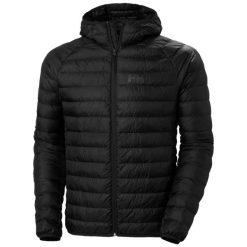 Ocieplana kurtka z kapturem Helly Hansen Banff. Czarne kurtki męskie Helly Hansen, l, bez wzorów, z poliesteru, z kapturem. Za 800.45 zł.