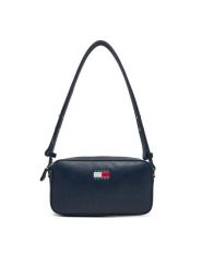 Tommy Jeans Torebka Tjw Ess Must Convertible Camera AW0AW17290 Granatowy. Niebieskie listonoszki damskie Tommy Jeans, bez wzorów, z jeansu, bez dodatków. Za 199.99 zł.