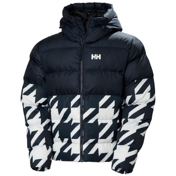 Kurtka puchowa Helly Hansen Oslo Graphic. Niebieskie kurtki męskie Helly Hansen, m, bez wzorów, z puchu, bez kaptura. Za 1,261.45 zł.