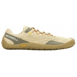 Buty sportowe dla mężczyzn Merrel Vapor Glove 6. Brązowe buty sportowe męskie Merrell, bez wzorów, bez zapięcia, do biegania. Za 579.70 zł.