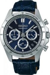 Zegarek Seiko Zegarek MĘSKI SEIKO CHRONOGRAPH BLUE SPIRIT SBTR019 + BOX NoSize. Niebieskie zegarki męskie Seiko, bez wzorów. Za 1,136.12 zł.