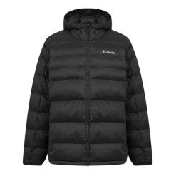 Kurtka sportowa męska Buck Butte II Insulated Hooded Jacket. Czarne kurtki sportowe męskie Columbia, l, bez wzorów, z materiału, z kapturem, trekkingowe. Za 745.90 zł.