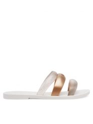 Melissa Klapki Melissa Eclipse Slide Ad 35998 Złoty. Żółte klapki damskie Melissa, bez wzorów, z tworzywa sztucznego, bez obcasa, bez zapięcia. Za 269.99 zł.