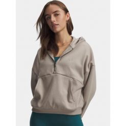 Bluza Damska Under Armour UA Icon HZ. Brązowe bluzy damskie Under Armour, bez wzorów, sportowe, bez ramiączek, bez kaptura. Za 339.00 zł.