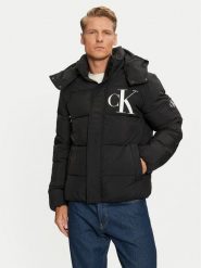 Calvin Klein Jeans Kurtka zimowa J30J326104 Czarny Regular Fit. Czarne kurtki męskie Calvin Klein Jeans, na zimę, m, bez wzorów, z jeansu, bez kaptura. Za 659.99 zł.