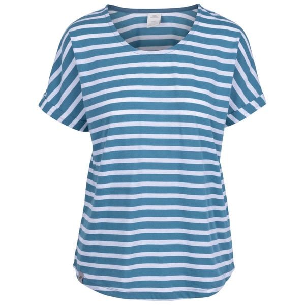 Koszulka Megan Dla Kobiet. Niebieskie bluzki damskie Trespass, l, bez wzorów, sportowe, bez kołnierzyka, bez ramiączek. Za 68.99 zł.