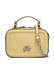 KARL LAGERFELD Torebka B1W30269 Żółty. Żółte listonoszki damskie KARL LAGERFELD, bez wzorów, ze skóry, bez dodatków. Za 1,299.00 zł.