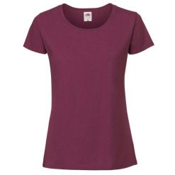 Koszulka Damska Iconic 190. Brązowe bluzki damskie fruit of the loom, xl, bez wzorów, sportowe, bez kołnierzyka, bez ramiączek. Za 37.99 zł.