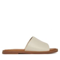Klapki Tamaris. Brązowe klapki damskie Tamaris, bez wzorów, bez obcasa, bez zapięcia. Za 159.99 zł.