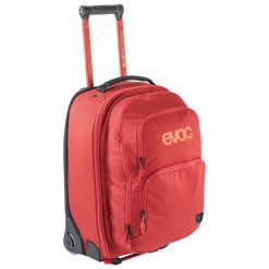 Walizka podróżna kabinowa z odpinanym plecakiem Evoc Terminal Bag. Czerwone walizki damskie EVOC, bez wzorów. Za 997.00 zł.