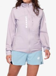 Kurtka z membraną Mammut Aenergy TR HS Hooded Jacket. Fioletowe kurtki sportowe damskie Mammut, l, bez wzorów, z elastanu, bez ramiączek, bez kaptura, do biegania. Za 1,440.99 zł.