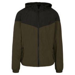 Dwukolorowa Kurtka Windrunner Unisex Dla Dorosłych. Białe kurtki męskie BUILD YOUR BRAND, s, bez wzorów, sportowe, bez kaptura. Za 195.99 zł.