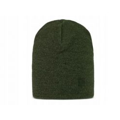 Czapka z wełny merino o strukturze polaru. Zielone czapki damskie Buff, bez wzorów, z polaru. Za 168.99 zł.