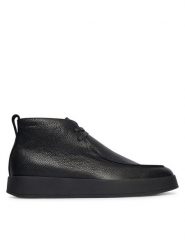 Calvin Klein Trzewiki Hybrid Cup Apron Boot Lth HM0HM01987 Czarny. Czarne botki męskie Calvin Klein, bez wzorów, ze skóry, bez obcasa, bez zapięcia. Za 799.99 zł.