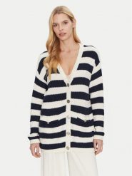 Guess Kardigan W5GR38 Z37L1 Beżowy Regular Fit. Brązowe kardigany damskie Guess, l, z aplikacjami, z bawełny, bez kołnierzyka. Za 279.99 zł.