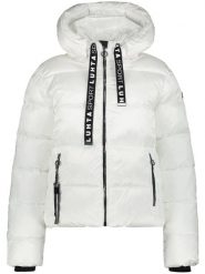 Płaszcz zimowy Luhta Jalonoja. Białe płaszcze damskie Luhta, na zimę, m, bez wzorów, z materiału, eleganckie, bez kołnierzyka, bez kaptura. Za 999.00 zł.