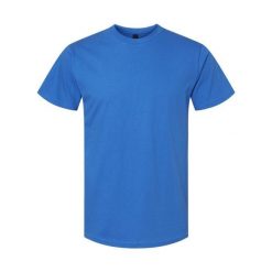Koszulka Unisex Dla Dorosłych Softstyle Midweight. Niebieskie bluzki damskie GILDAN, l, bez wzorów, sportowe, bez kołnierzyka, bez ramiączek. Za 44.99 zł.