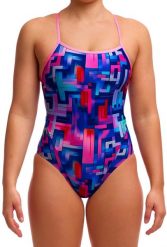 Strój do pływania menstruacyjny FUNKITA You Tubey - Swim Secure Single Strap. Brązowe stroje kąpielowe damskie Funkita, s, bez wzorów, z elastanu. Za 289.00 zł.