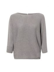 More & More Sweter damski z dzianiny Kobiety szary jednolity, 40. Szare swetry nierozpinane damskie More & More, bez wzorów, z dzianiny, bez kołnierzyka, bez ramiączek. Za 339.95 zł.