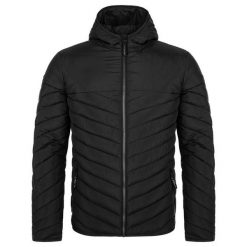 Zimowa kurtka męska Jenda - Elegancki i zrównoważony design. Czarne kurtki męskie ZSPORT, na zimę, m, bez wzorów, eleganckie, bez kaptura. Za 301.99 zł.