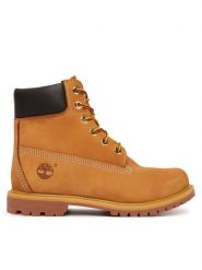 Timberland Trapery TB1103617131 Brązowy. Brązowe trapery damskie Timberland, z nubiku, bez zapięcia. Za 1,099.00 zł.