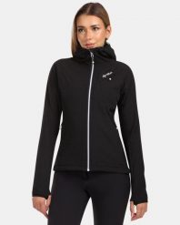 Damska bluza polarowa z kapturem Kilpi FRENSIS-W. Czarne bluzy damskie Kilpi, bez wzorów, z materiału, bez ramiączek, z kapturem. Za 370.41 zł.
