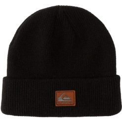 Czapka dla dorosłych Beanie. Czarne czapki męskie Quiksilver, bez wzorów. Za 119.99 zł.