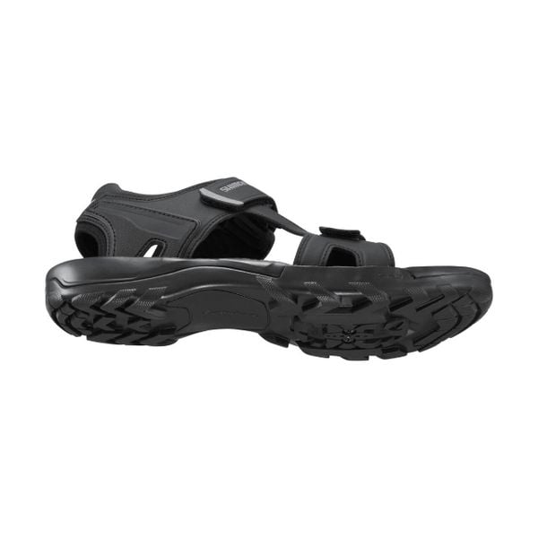 Sandały rowerowe SH-SD5L. Czarne sandały damskie Shimano, bez wzorów, z gumy, klasyczne, bez zapięcia. Za 519.00 zł.