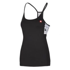 Damski tank top Ocun Artista. Czarne topy damskie Ocun, m, bez wzorów, eleganckie, bez kołnierzyka, bez ramiączek. Za 159.10 zł.