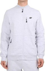 4f Bluza męska 4F M2547 chłodny jasny szary melanż 4FWMM00TSWSM2547 27M XL. Szare bluzy męskie 4F, m, bez wzorów, bez ramiączek, bez kaptura. Za 194.38 zł.