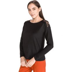 Vero Moda Malena Sweter Czarny. Czarne swetry nierozpinane damskie Vero Moda, l, bez wzorów, z elastanu, bez kołnierzyka, bez ramiączek. Za 109.95 zł.