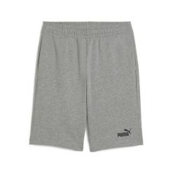Młodzieżowe szorty ESS z logo No. 1 z dżerseju PUMA Medium Gray Heather. Szara szorty damskie Puma, bez wzorów, z dżerseju, młodzieżowe. Za 89.00 zł.