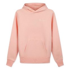 Różowa Bluza Z Kapturem Champion Damskie. Czerwone bluzy damskie Champion, s, bez wzorów, z bawełny, sportowe, bez ramiączek, z kapturem. Za 261.99 zł.