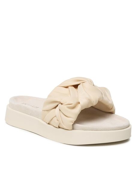 Inuikii Klapki Fjord Flower 70104-126 Beżowy. Brązowe klapki damskie Inuikii, bez wzorów, z materiału, bez obcasa, bez zapięcia. Za 619.99 zł.