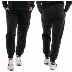 Puma ESS Elevated Comfort Wash – damskie spodnie dresowe, czarne. Czarne obuwie sportowe damskie Puma, bez wzorów, z dresówki, sportowe. Za 182.99 zł.