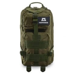 NERSIDE Plecak Strecan 30L zielony. Zielone plecaki męskie NERSIDE, z aplikacjami, z materiału, militarne. Za 79.70 zł.