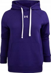 Under Armour Bluza damska Under Armour Rival Fleece HB Hoodie granatowa 1356317 468 L. Bluzy damskie Under Armour, l, bez wzorów, bez ramiączek, bez kaptura. Za 225.85 zł.