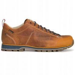 Buty trekkingowe męskie Dolomite Cinquantaquattro Low FG Evo GTX. Brązowe trekkingi męskie Dolomite, z gore-texu, bez zapięcia. Za 477.00 zł.