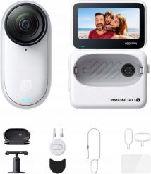 Kamera Insta360 Insta360 GO 3S Minikamera 4K POV 140 min pracy Action-Bundle. Kamery sportowe INSTA360. Za 2,099.00 zł.
