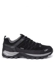 CMP Trekkingi Rigel Low Trekking Shoes Wp 3Q13247 Czarny. Czarne buty zimowe męskie CMP, ze skóry, bez zapięcia. Za 339.99 zł.
