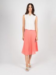 Patrizia Pepe Koszula | 8C0624/A8I1 | Kobieta | Biały. Białe koszule damskie Patrizia Pepe, bez wzorów, z materiału, bez kołnierzyka, bez ramiączek. W wyprzedaży za 299.00 zł.