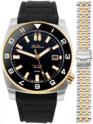Zegarek męski Balticus BAL-DWBBC-P czarny. Czarne zegarki męskie BALTICUS, bez wzorów. Za 4,750.00 zł.