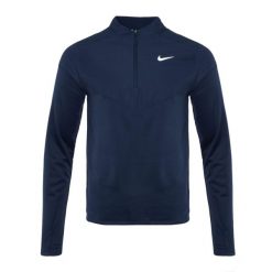 Bluza do biegania męska Nike Sphere Element Therma-FIT 1/2 Zip. Niebieskie bluzy męskie Nike, m, bez wzorów, sportowe, bez ramiączek, bez kaptura. Za 439.99 zł.