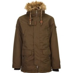 Parka "Palanko" w kolorze brązowym. Brązowe parki męskie KILLTEC, m, bez wzorów, bez kołnierzyka, bez kaptura. W wyprzedaży za 348.95 zł.