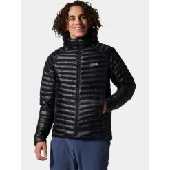 Kurtka Puchowa Męska Mountain Hardwear Ghost Whisperer. Czarne kurtki męskie MOUNTAIN HARDWEAR, m, bez wzorów, z puchu, eleganckie, bez kaptura. Za 1,599.00 zł.