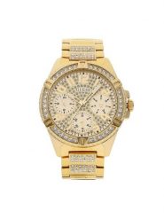 Guess Zegarek Frontier W1156L2 Złoty. Żółte, analogowe zegarki damskie Guess, złote. Za 889.99 zł.