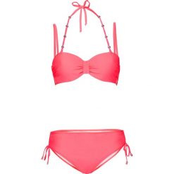 Bikini na fiszbinach (2 części) bonprix czerwony koralowy. Czerwone bikini bonprix, bez wzorów. Za 89.99 zł.